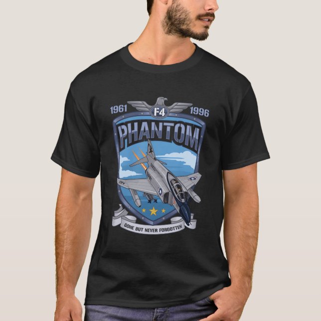 T-shirt F4 Phantom Ii Jet Fighter Aviation Militaire (Devant)