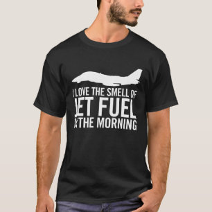 T-shirt F-14 "J'adore l'odeur du jet-fuel le matin"