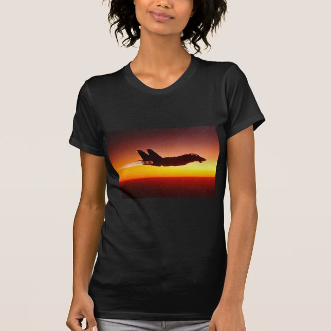 T-SHIRT F-14 TOMCAT DANS LE DISPOSITIF DE POSTCOMBUSTION (Devant)