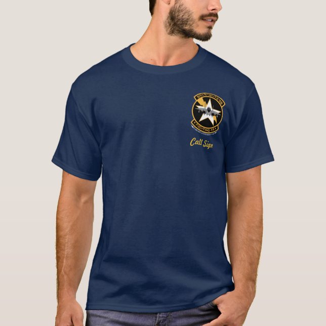 T-shirt F-14 Tomcat - obscurité colorée (Devant)