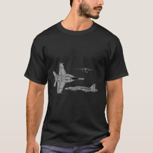 T-shirt F-18 Super Hornet Navy Aéronefs américains