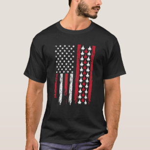 T-shirt F 22 Avion de chasse Raptor Avion Distress Ame