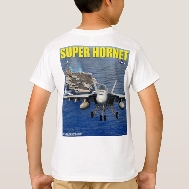 T-SHIRT F/A-18E SUPER HORNET (Dos)