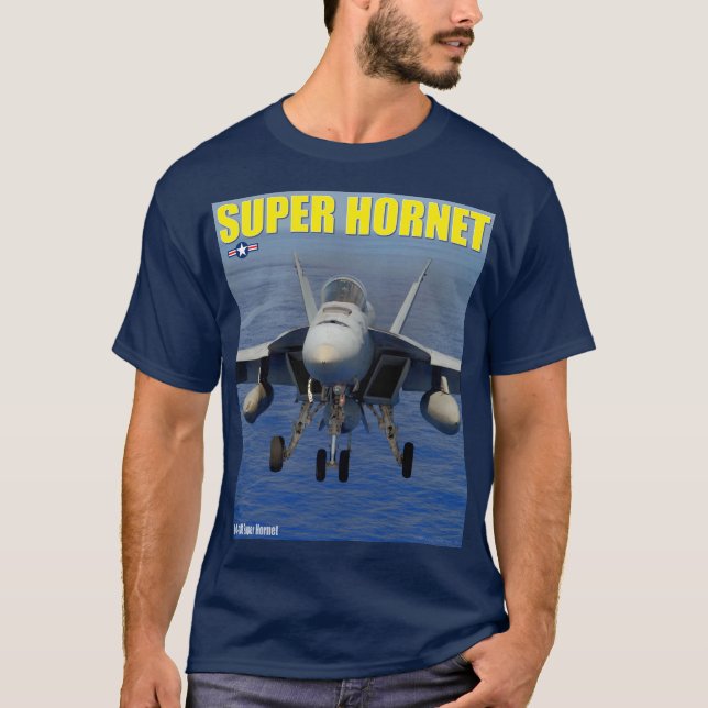 T-SHIRT F/A-18E SUPER HORNET (Devant)