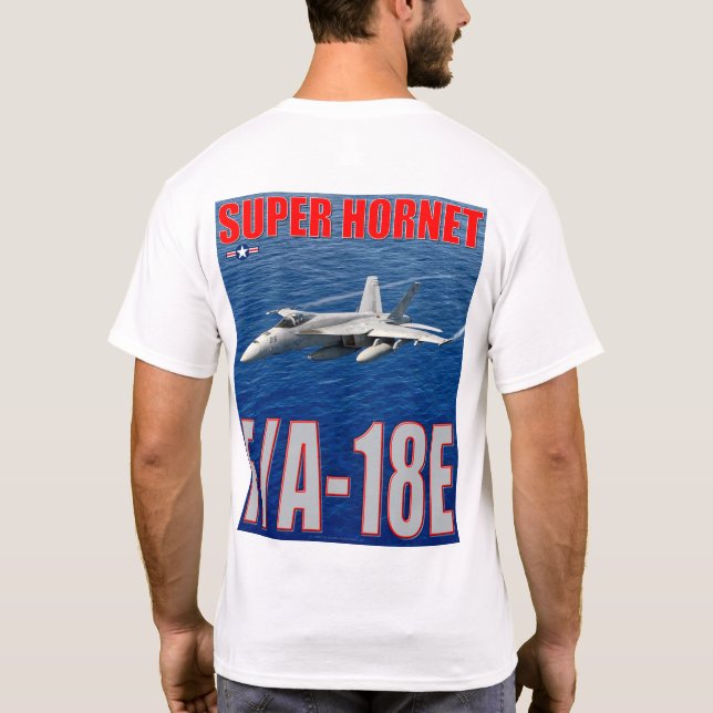 T-SHIRT F/A-18E SUPER HORNET (Dos)