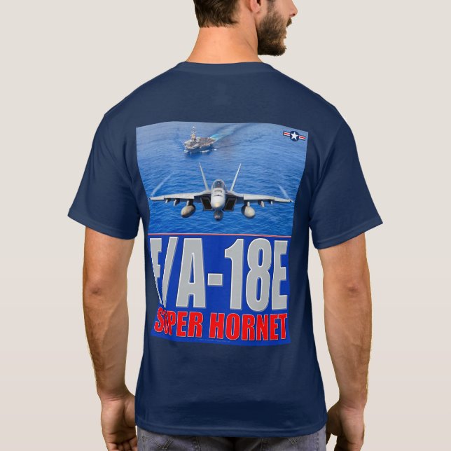 T-SHIRT F/A-18E SUPER HORNET (Dos)