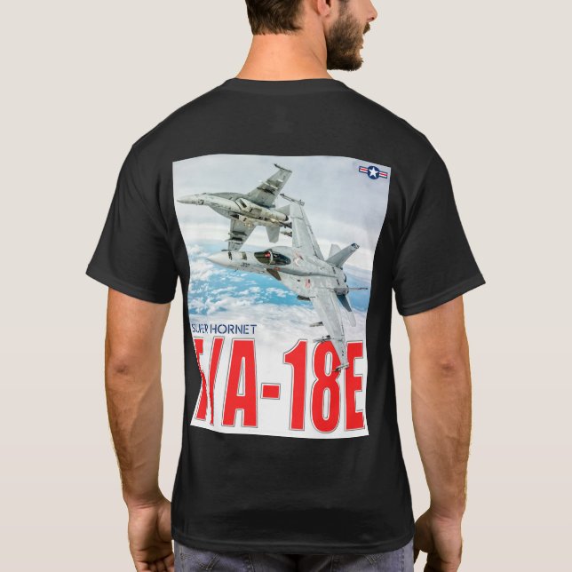 T-SHIRT F/A-18E SUPER HORNET (Dos)