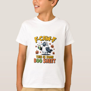 T-shirt F-Caw-F C'Est Une Feuille De Boo Drôle Éffrayant