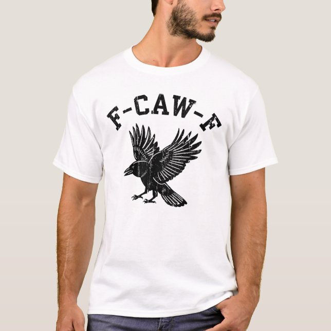 T-shirt F CAW F Crow (Devant)