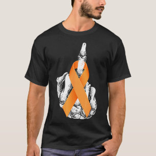 T-shirt F%ck Leucémie Cancer du doigt médian Leucémie