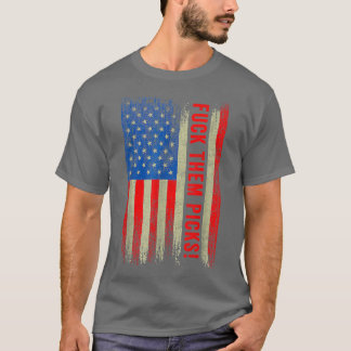 T-shirt F ck Them Pictures Les Snead USA Drapeau