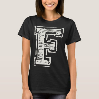 T-shirt F dans la police sportive Vintage
