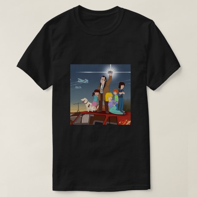 T-shirt F est pour la famille Classique (Design devant)