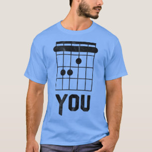 T-shirt F You Guitar Chord Chart Funny Guitarist Tee 724