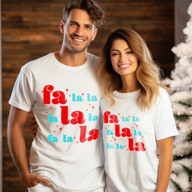 T-shirt Fa La La Christmas (Créateur téléchargé)