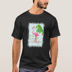 T-shirt Fa La La Noël Flamant rose Plage de Noël