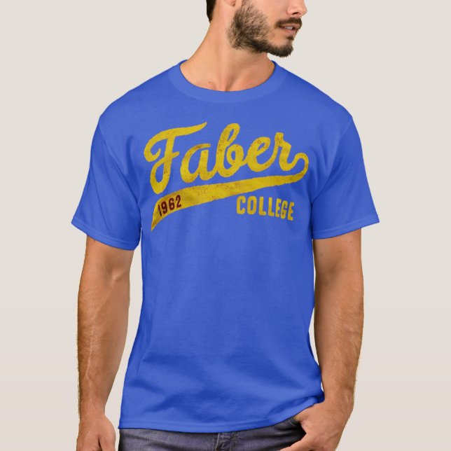T-shirt Faber College Funny (Devant)