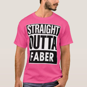 T-shirt Faber Nom Droit Outta Faber