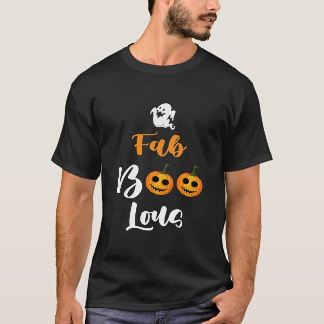 T-shirt Fabole Scandale Fantôme Funny Twins Citrouille (Devant)