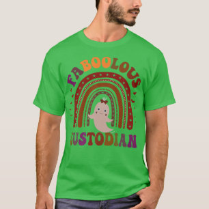 T-shirt FaBOOlous CUSTODIAN Costume C'Est Ma Vibe Éffrayan