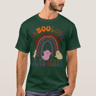 T-shirt FABOOLOUS ESL TEACHER Costume This Is My Scary Vib