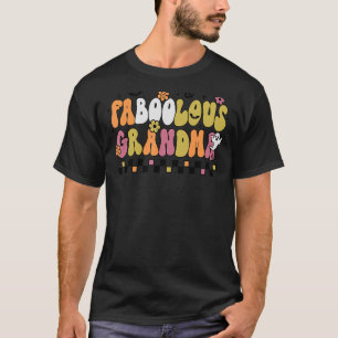 T-shirt Faboolous Granny Retro Halloween Ghost Witcho Spoo