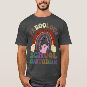 T-shirt FaBOOlous SCHOOL CUSTODIAN Costume This Is My Spoo
