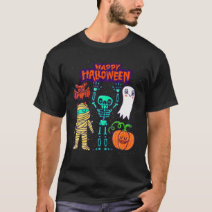 T-shirt Fabous Enseignant 4E Année Fabrique Boo Ghost Fou