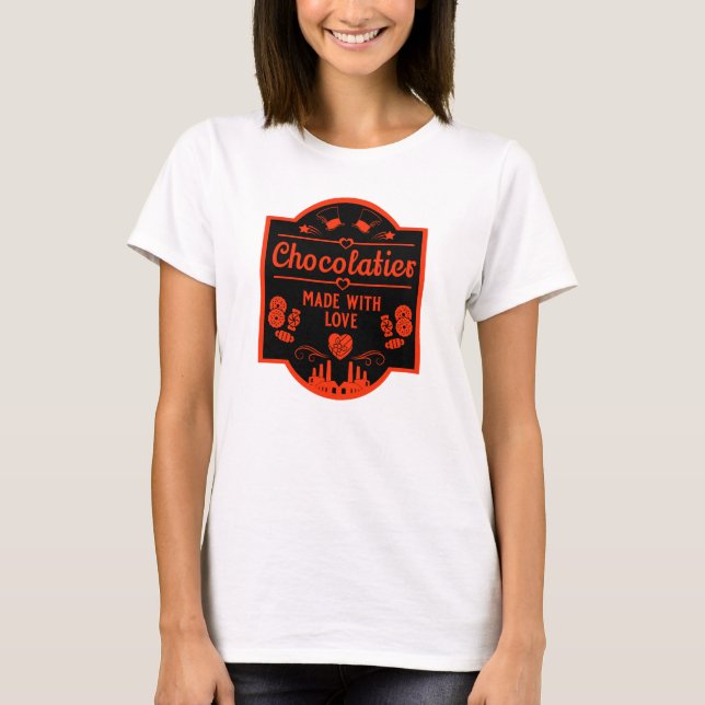 T-shirt Fabricant de chocolatier (Devant)