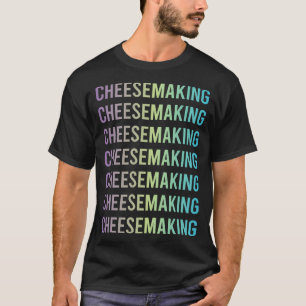 T-shirt Fabrication de fromage bleu violet