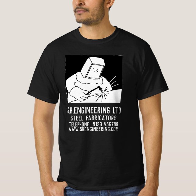 T-shirt Fabrication de l'acier ou fabricant (Devant)