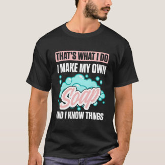 T-shirt Fabrication de savon pour fabricant de savon Savon