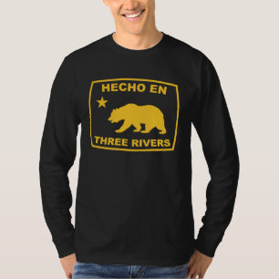 T-shirt Fabriqué à Three Rivers California Republic Pacifi