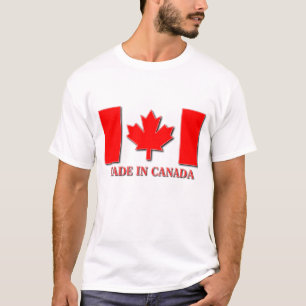 T-shirt Fabriqué Au Canada Chemise Canadian Pride
