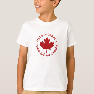 T-shirt Fabriqué Au Canada pour enfants