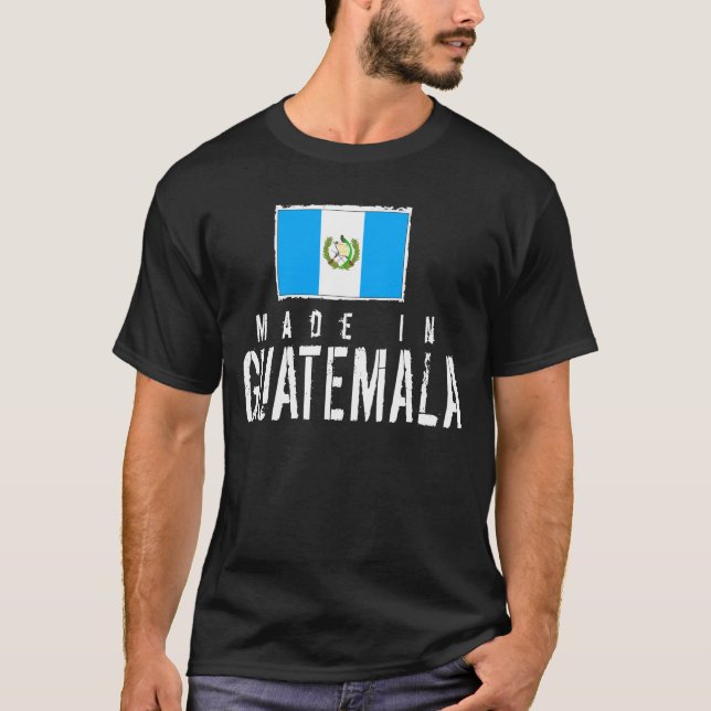 T-shirt Fabriqué au Guatemala - obscurité (Devant)