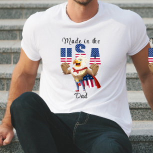 T-shirt Fabriqué aux Etats-Unis réunion de famille 4 juill