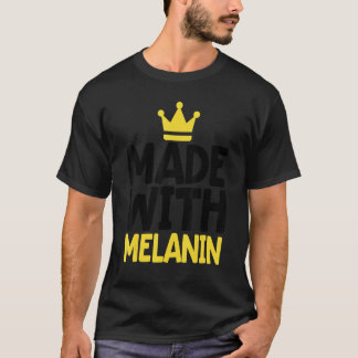 T-shirt Fabriqué Avec Melanin Africain Américain
