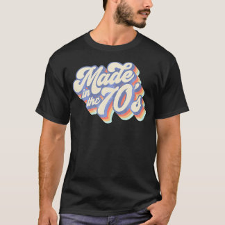 T-shirt Fabriqué Dans Le Parti Des Années 70 Drôle Des Ann