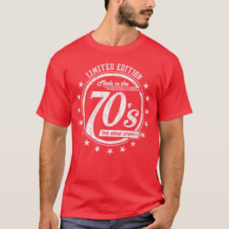 T-shirt Fabriqué dans les années 70 rétro