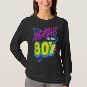 T-shirt Fabriqué dans les années 80 1980 Rétro Années quat