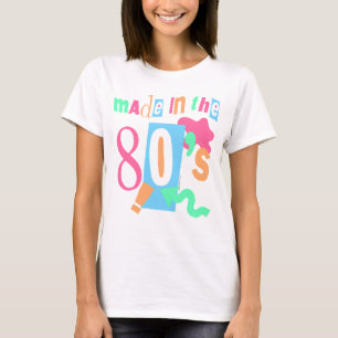 T-shirt Fabriqué dans les années 80 Pastel Eighties Retro 