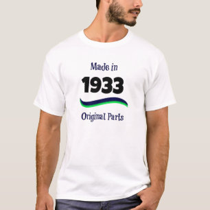 T-shirt Fabriqué en 1933, pièces originales