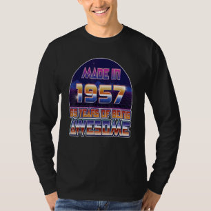 T-shirt Fabriqué En 1957 65e Anniversaire Hommes & Femmes