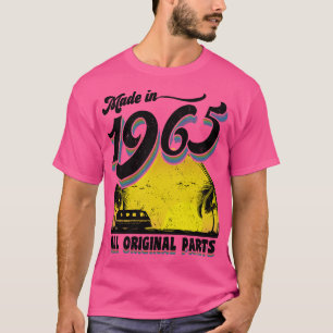 T-shirt Fabriqué en 1965 Toutes les pièces d'origine