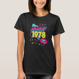 T-shirt Fabriqué En 1978 44e anniversaire 80s 90s 1990s 19
