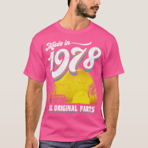 T-shirt Fabriqué en 1978 Toutes les pièces originales 1