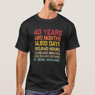 T-shirt Fabriqué En 1981 Quarantine Edition 40E Anniversai