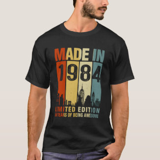 T-shirt Fabriqué En 1984 39 Ans D'Être Étonnant