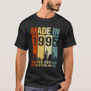 T-shirt Fabriqué En 1995 28 Ans D'Être Étonnant